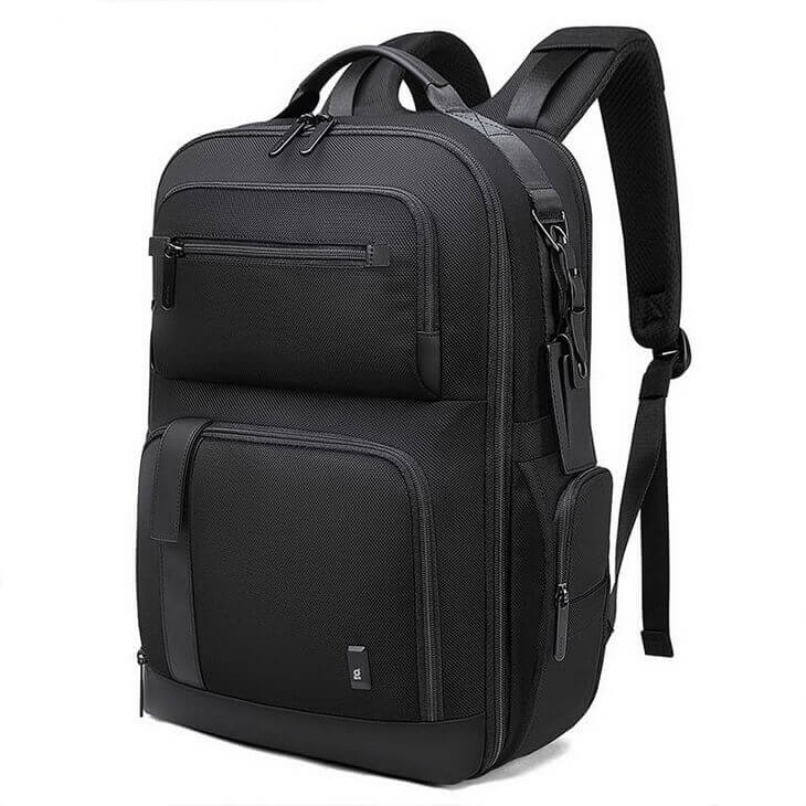 BANGE High Capacity Business Waterproof Travel Office Men's Backpack